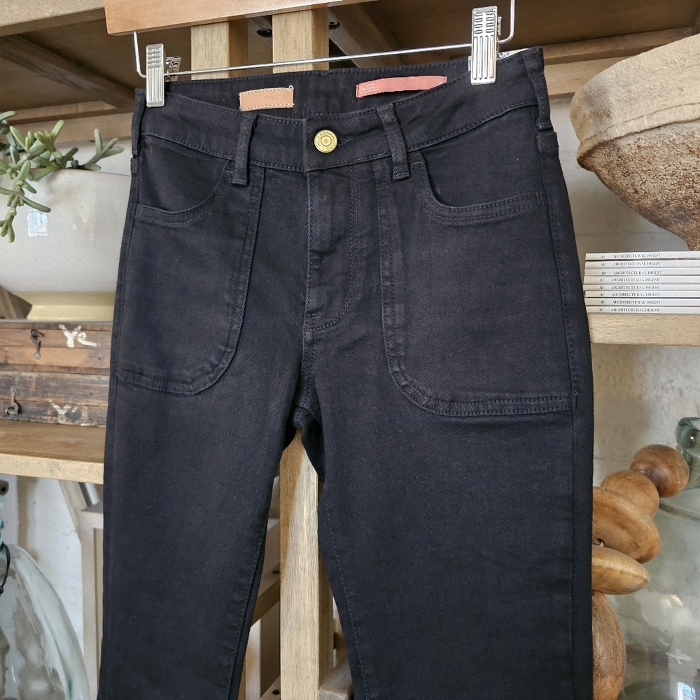 Anthropologie Pilcro The Icon Flare Jeans Size 25 – Black – New With Tags - Picture 5 of 10